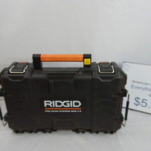 new Ridgid 22" long 14" wide with organizer inside