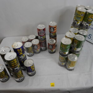 41 Misc cans of fuel injector cleaner, power enhance and trans cleaner trans Cond, air intake cleaner, MOA oil treatment