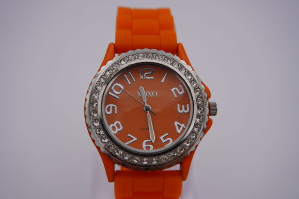 Orange costume watch "xoxo" quartz - Image 2