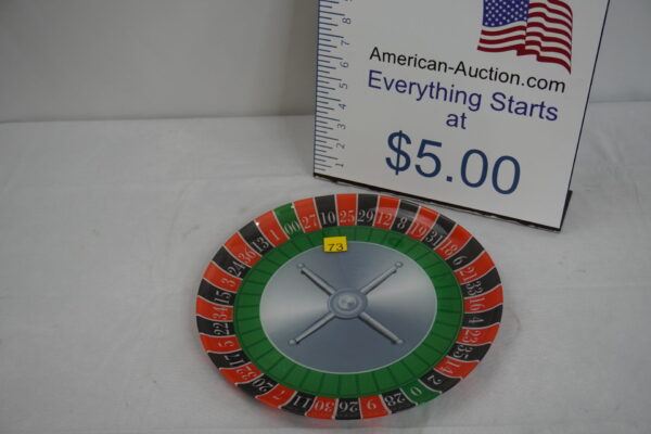 roulette wheel plate...