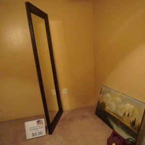 attn ladies    amazing mirror very heavy 6'9"tall and 33" wide (yes6'9")