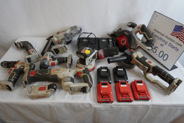 16 pc porta cable tool set with bag