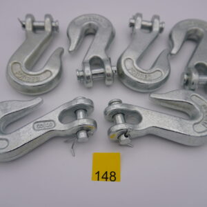 6ea 3/8 brand new chain hooks aprox 5400lb working strength limit