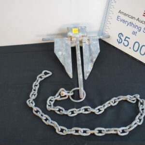 Galv coated boat anchor