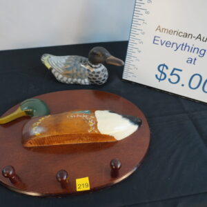 duck hat rack with desk duck all wood