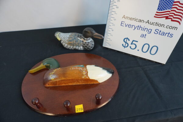 duck hat rack with desk duck all wood