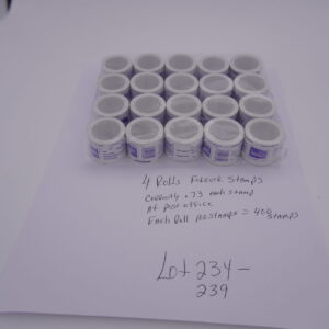 4 rolls (400 total) of "Forever 1st class stamps" never opened till just now to take pic