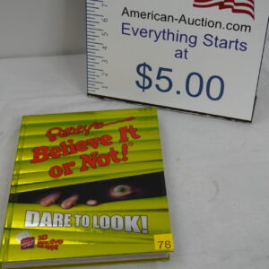 Ripleys Believe it or not "Dare to look" book