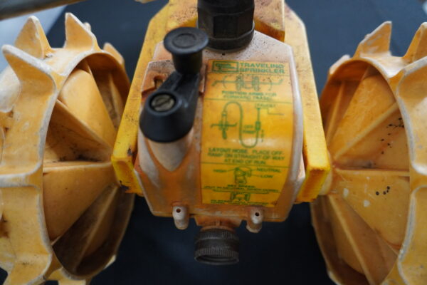 Green Thumb Steel tractor water sprinkler.. VERY heavy, follows your hose 2 speeds - Image 2