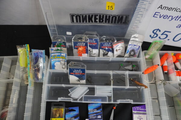 3 organizers and all the fishing items in them - Image 2