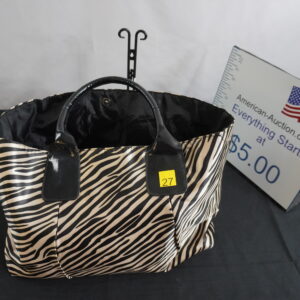 brand new ladies zebra bag