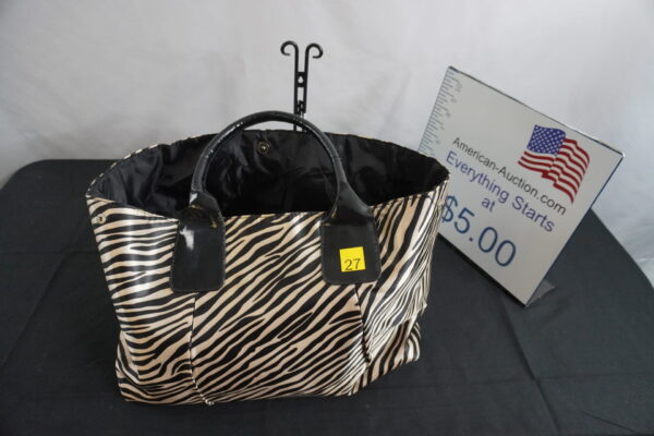 brand new ladies zebra bag