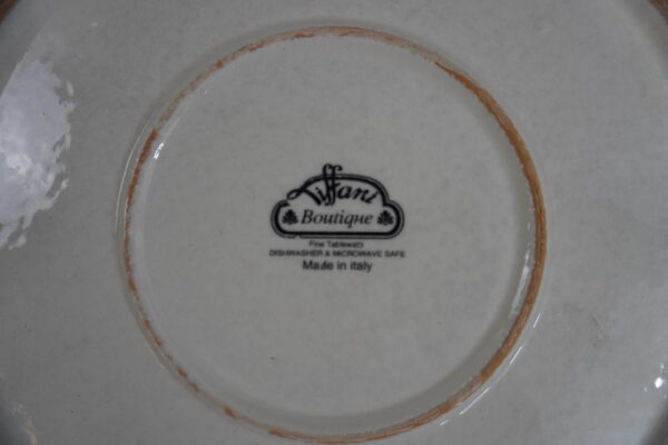 14" Tiffani Boutique bowl fine tableware made in Italy - Image 2