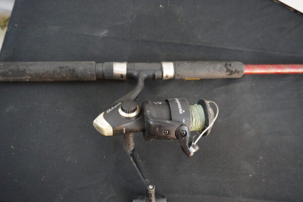 "Alpha" open face reel and rod 8' - Image 2