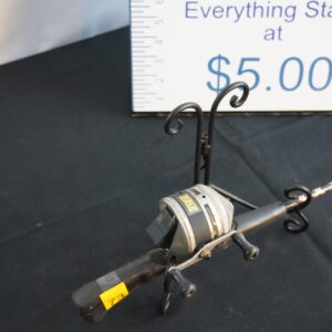 Zebco 33 with a Quantum Stimula Shimano rod 6.5" even has a artificial worm on it. Its ready!!