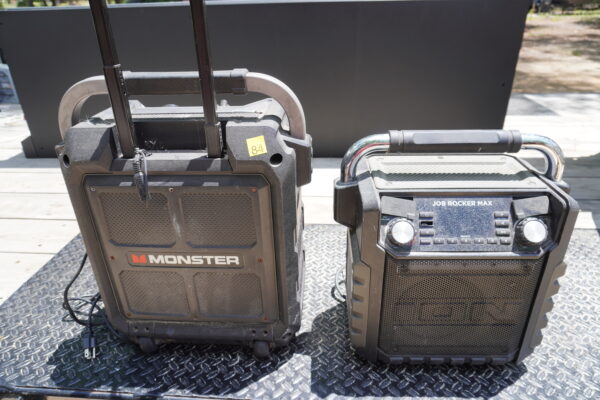2 jobsite music boxes,