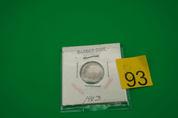1903 Silver Barber Dime