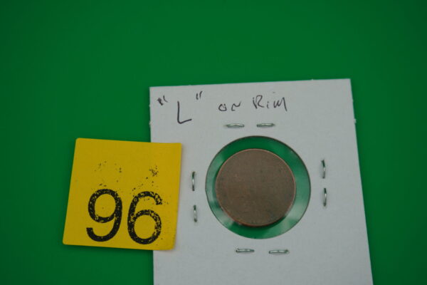 1951 D wheat penney "L" on rim - Image 2